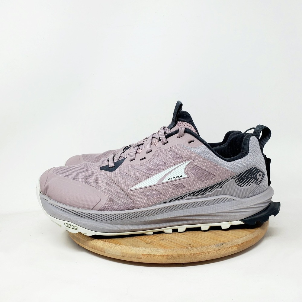 Altra Lone Peak 9 Shoes Womens 9 Purple Trail Running Hiking Barefoot Sneaker